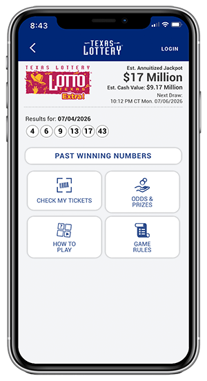 mobile app lotto texas