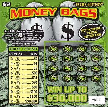 Image of Front of Money Bags Ticket