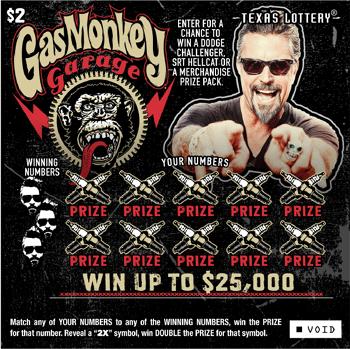 Image of Front of Gas Monkey Garage&trade; Ticket