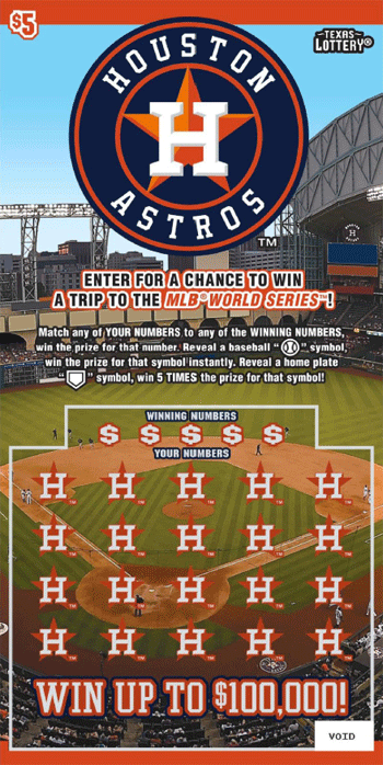 Image of Front of Houston Astros™ Ticket