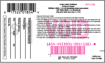 Image of Back of Lucky Symbols Ticket