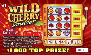 Image of Front of Wild Cherry Doubler Ticket