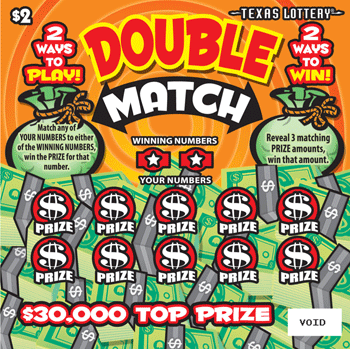 Image of Front of Double Match Ticket
