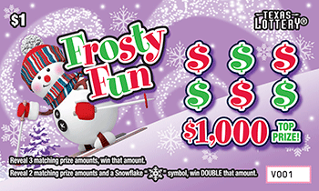 Image of Front of Frosty Fun Ticket