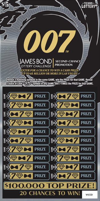Image of Front of James Bond 007™ Ticket