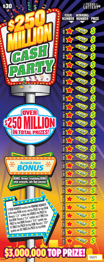 Texas Lottery  Scratch Tickets Details