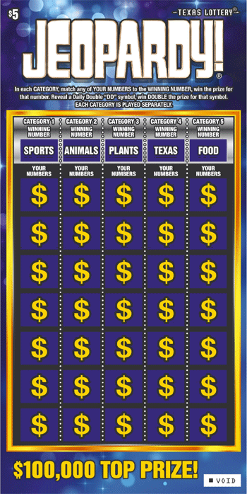 Image of Front of JEOPARDY!&reg; Ticket