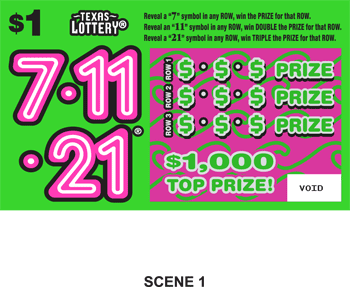 Image of Front of 7-11-21 Ticket