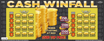 Image of Front of Cash Winfall Ticket