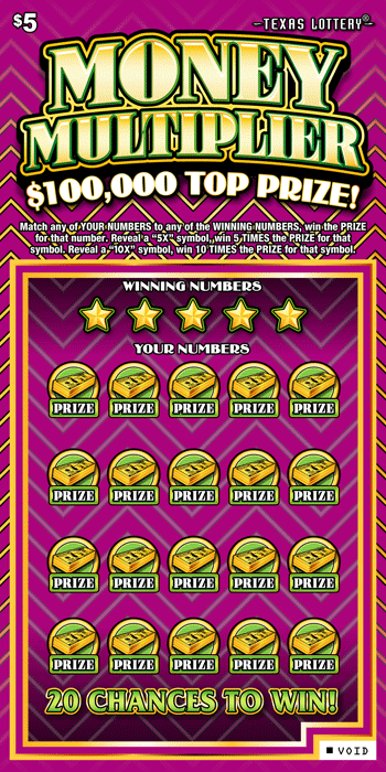 Image of Front of Money Multiplier Ticket