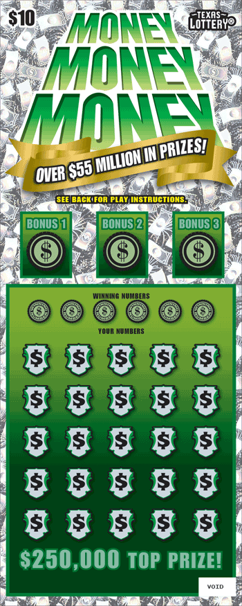 Image of Front of Money Money Money Ticket