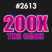 200X THE CASH scratch-off ticket