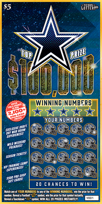 Image of Front of Cowboys Ticket