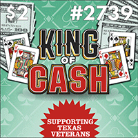 KING OF CASH scratch-off ticket