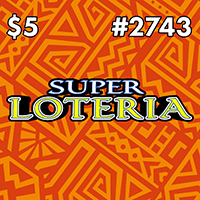 SUPER LOTERIA scratch-off ticket