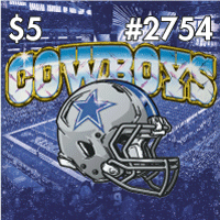 COWBOYS scratch-off ticket