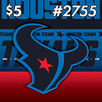 HOUSTON TEXANS scratch-off ticket