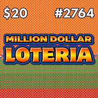 MILLION DOLLAR LOTERIA scratch-off ticket