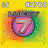LUCKY 7 scratch-off ticket