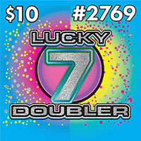 LUCKY 7 DOUBLER scratch-off ticket