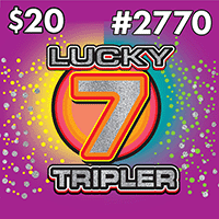 LUCKY 7 TRIPLER scratch-off ticket