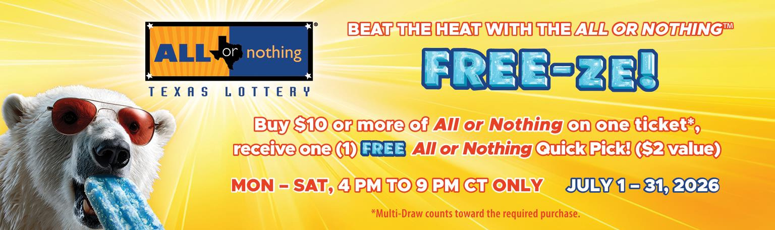 all or nothing promo